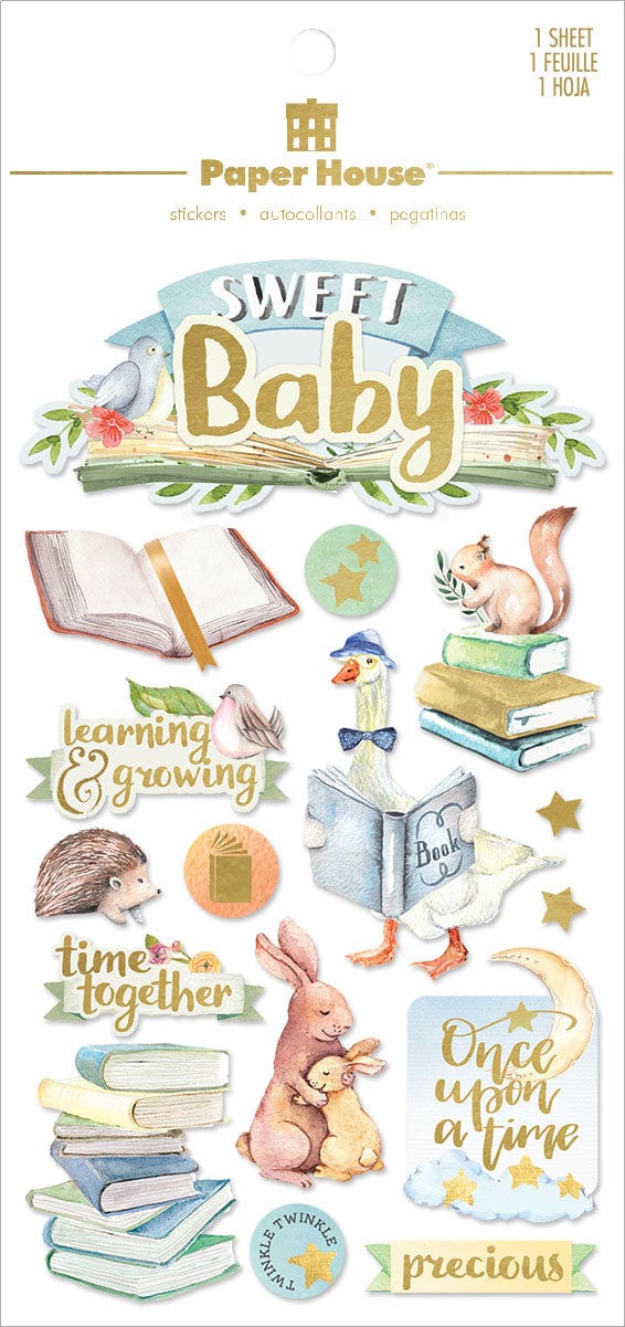 3D Scrapbook Stickers - Sweet Baby