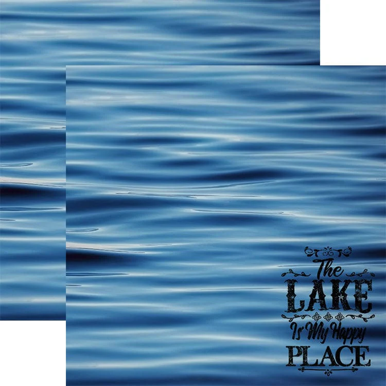 Scrapbook Paper - Lake - Happy Place