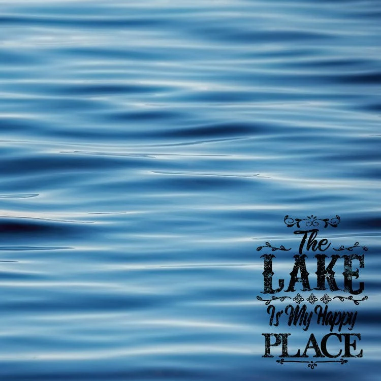 Scrapbook Paper - Lake - Happy Place - Image 2