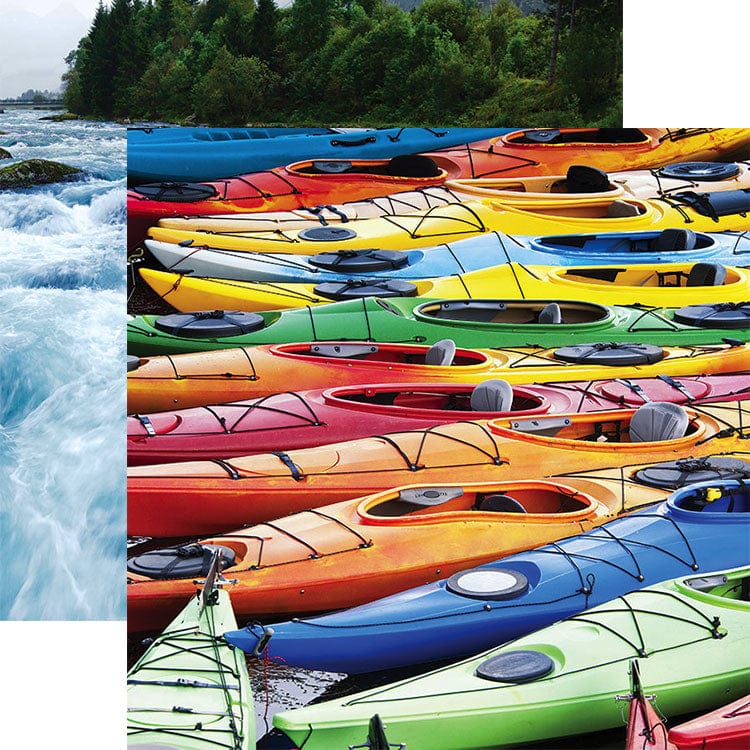 Scrapbook Paper - Kayaks