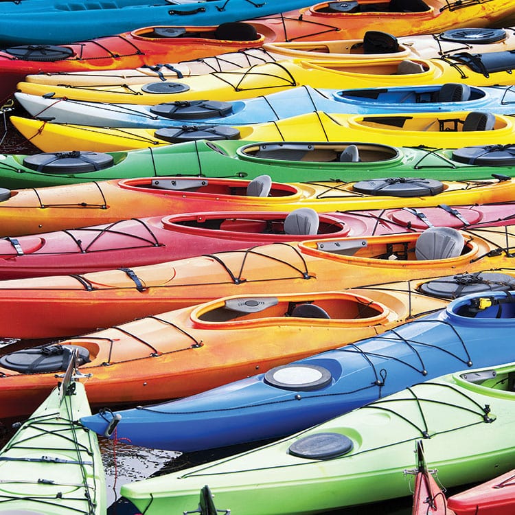 Scrapbook Paper - Kayaks - Image 2