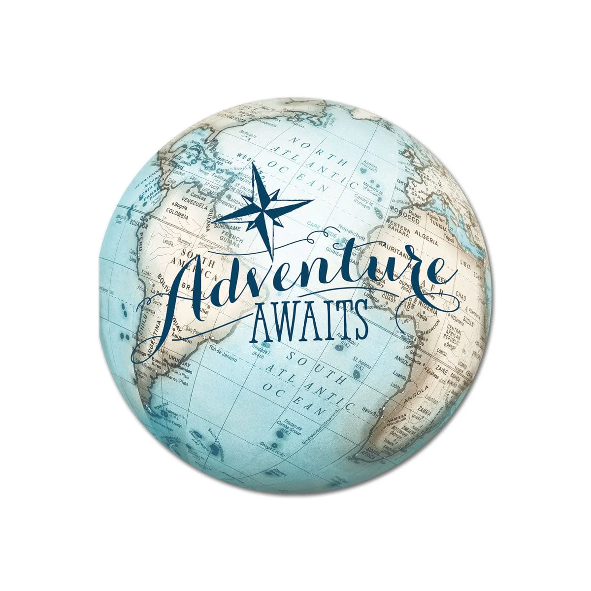 Note Card - Adventure Globe