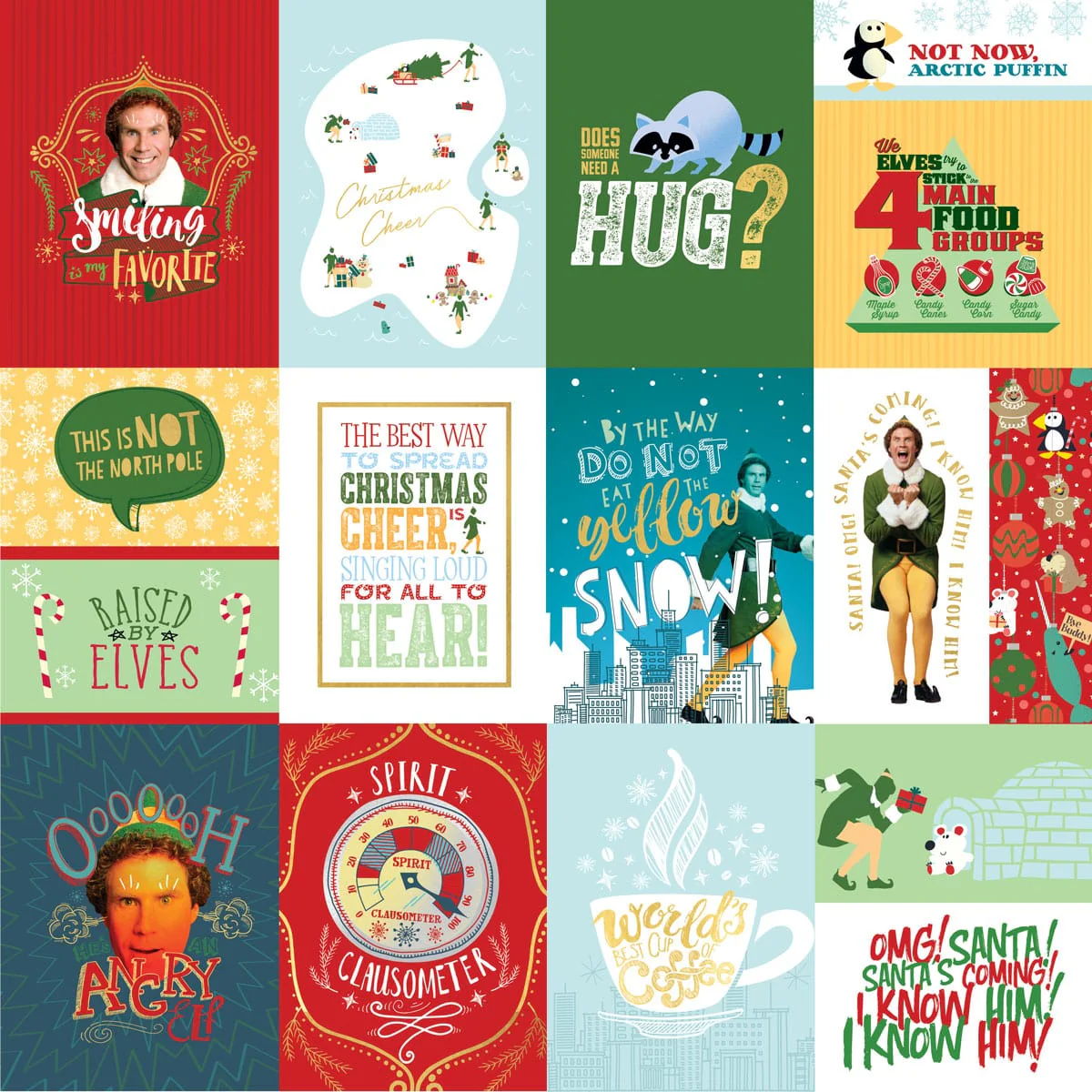 Scrapbook Paper - Elf - Christmas Cheer Tags - Image 2