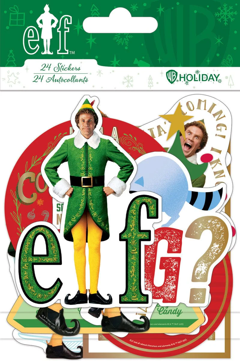 Scrapbook Stickers - Buddy the Elf Die Cuts
