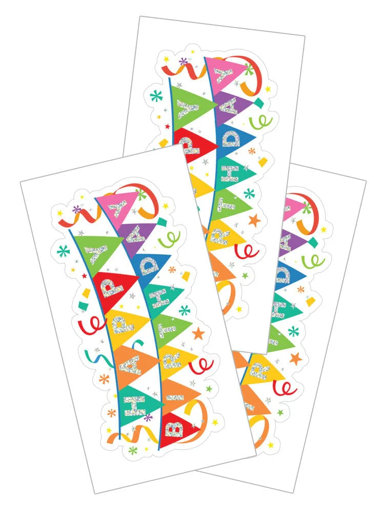 Stickers - Happy Birthday Banners