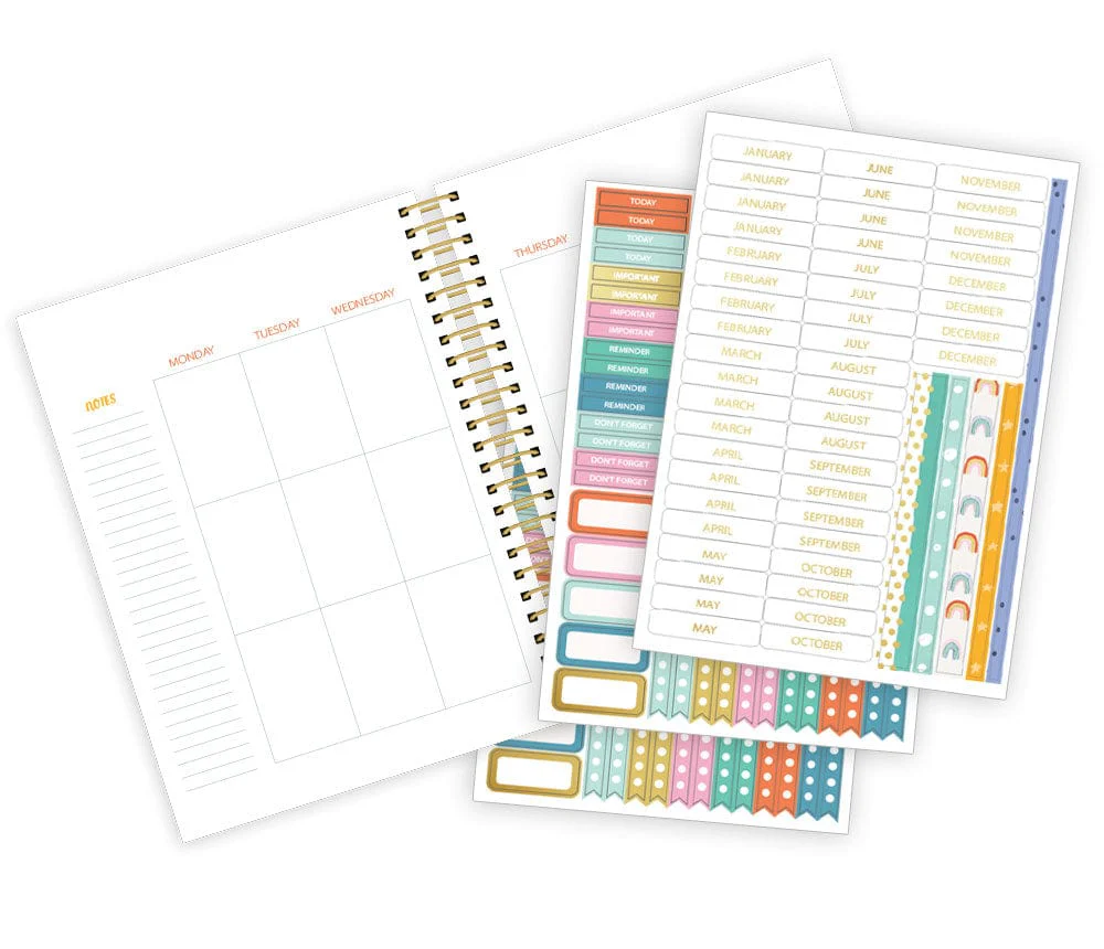 Weekly Planner - Boho Rainbow - Image 2
