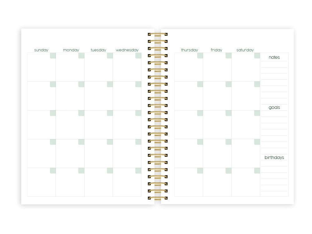 Weekly Planner - Green Leaves - Image 5